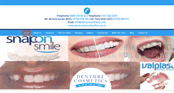 Desktop Screenshot of denturecosmetics.co.uk